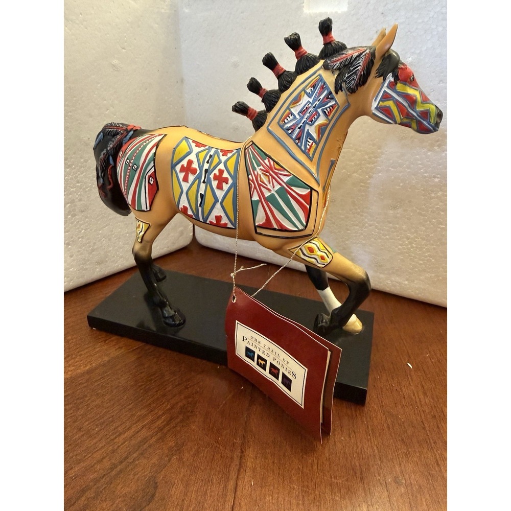 Trail of Painted Ponies Cheyenne Rawhide Pony 1E Retired NIB W S Tag. FLAWLESS